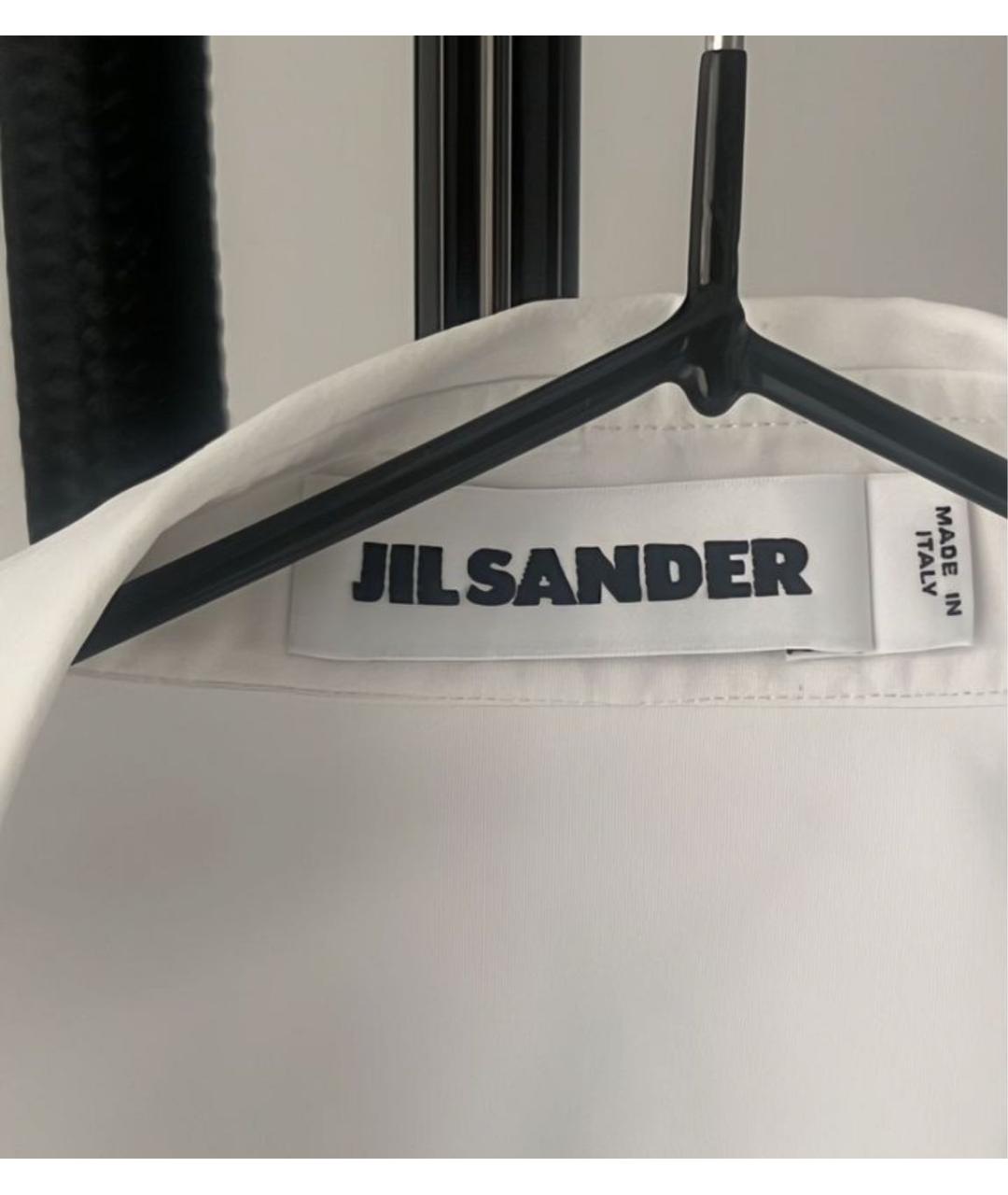 JIL SANDER Белая хлопковая рубашка, фото 3