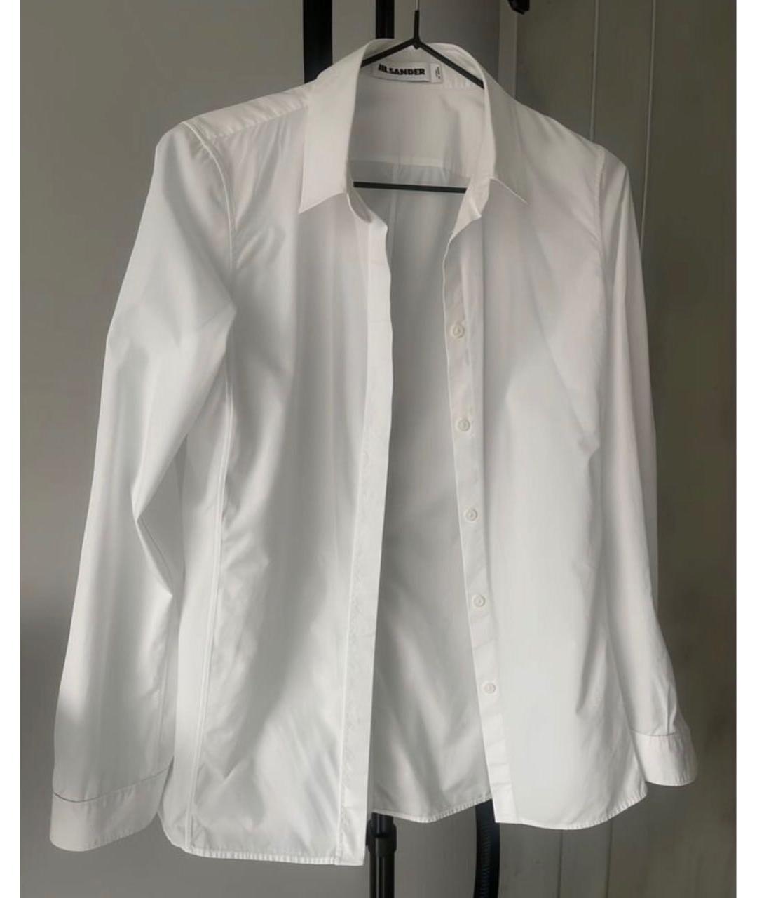 JIL SANDER Белая хлопковая рубашка, фото 6