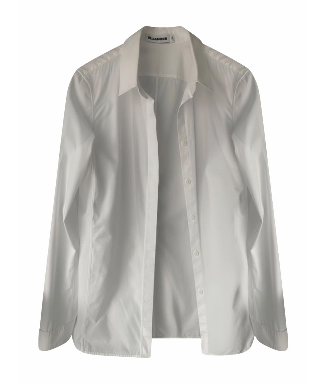 JIL SANDER Белая хлопковая рубашка, фото 1