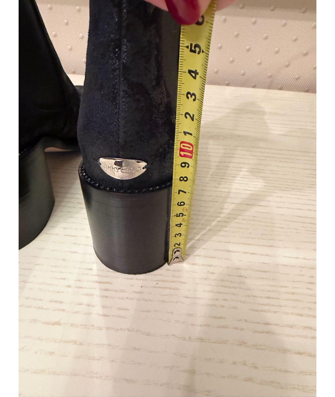 JIMMY CHOO Черные полусапоги, фото 5