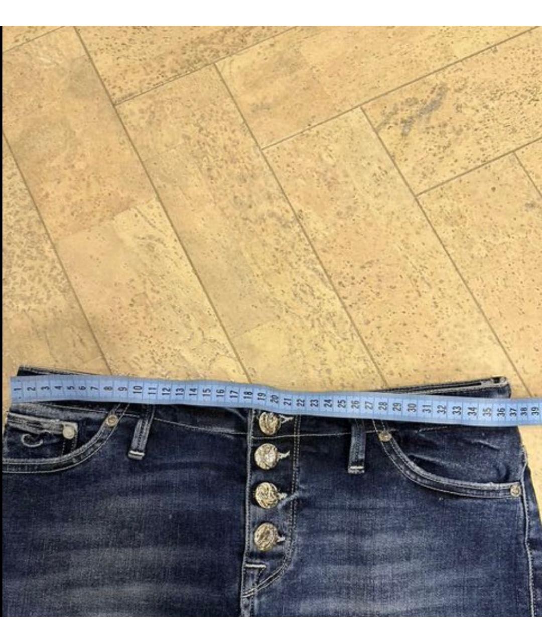 JACOB COHEN Синяя деним юбка мини, фото 7