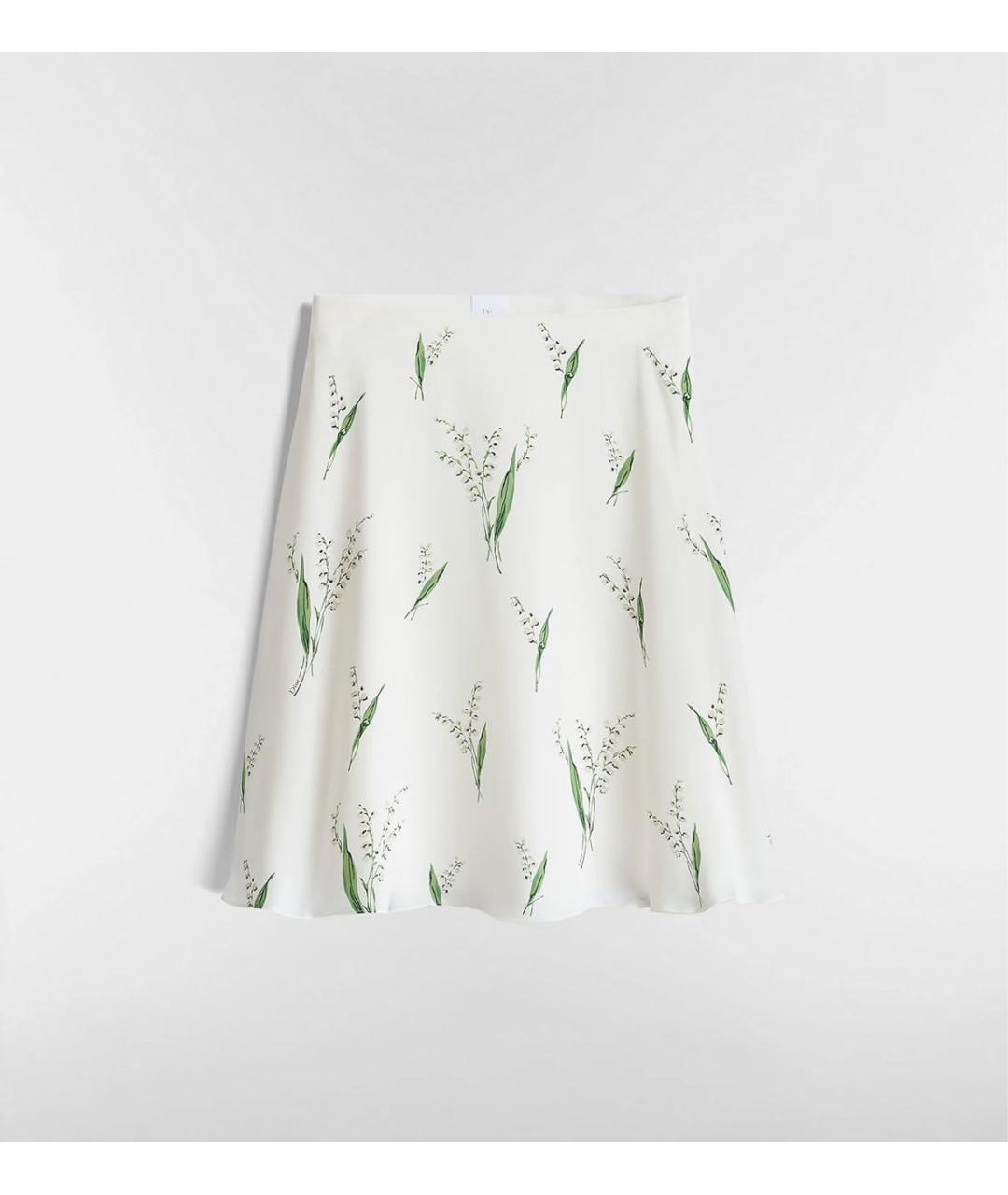 CHRISTIAN DIOR Белая юбка миди, фото 4