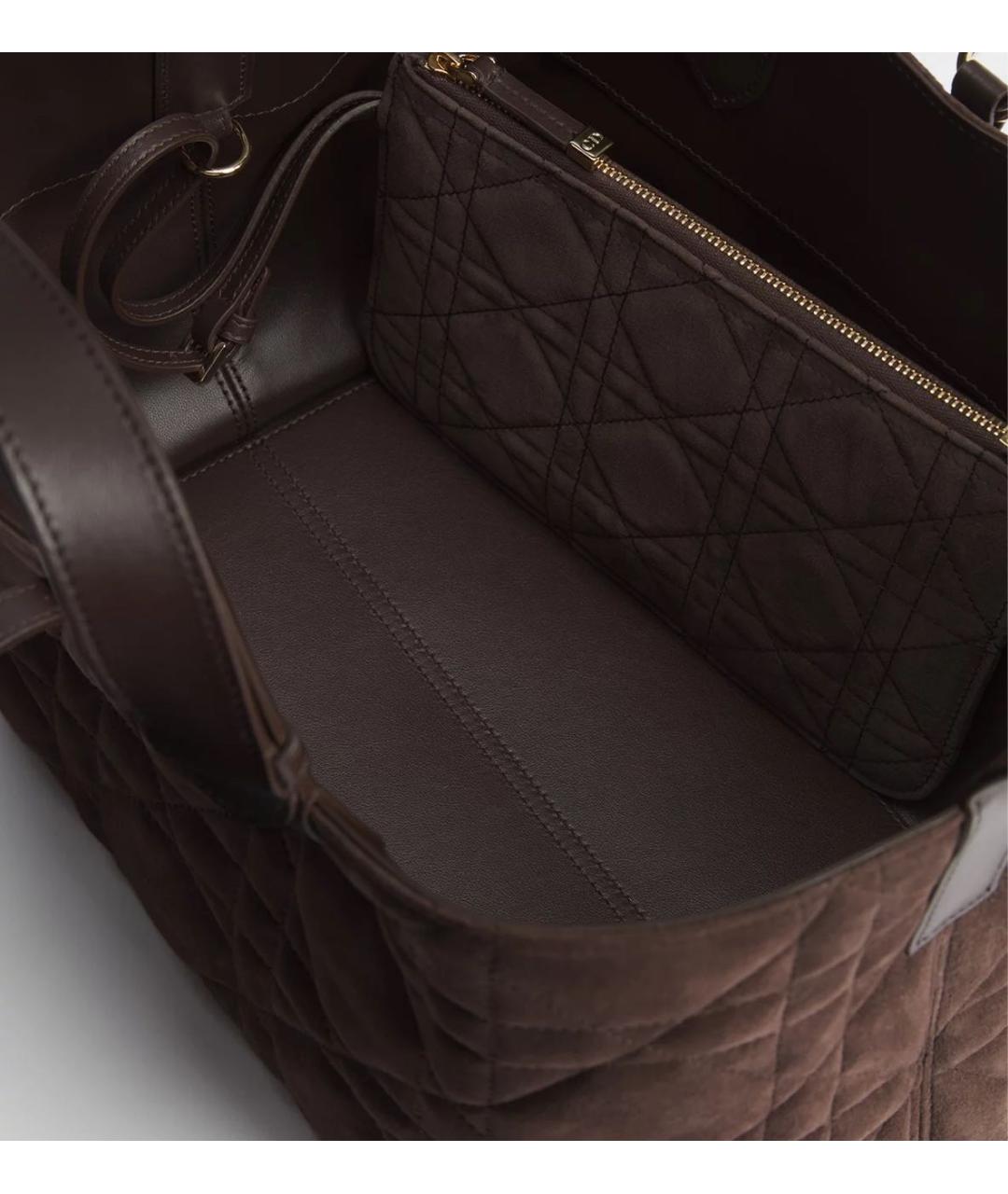 CHRISTIAN DIOR Коричневая сумка с короткими ручками, фото 4