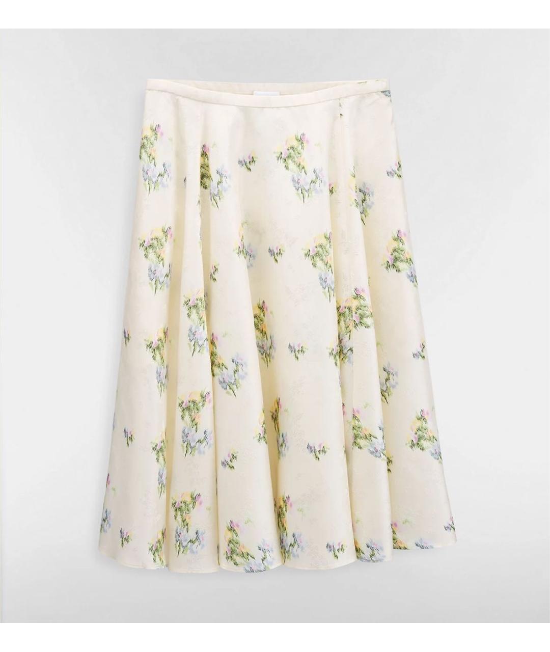 CHRISTIAN DIOR Желтая юбка миди, фото 5