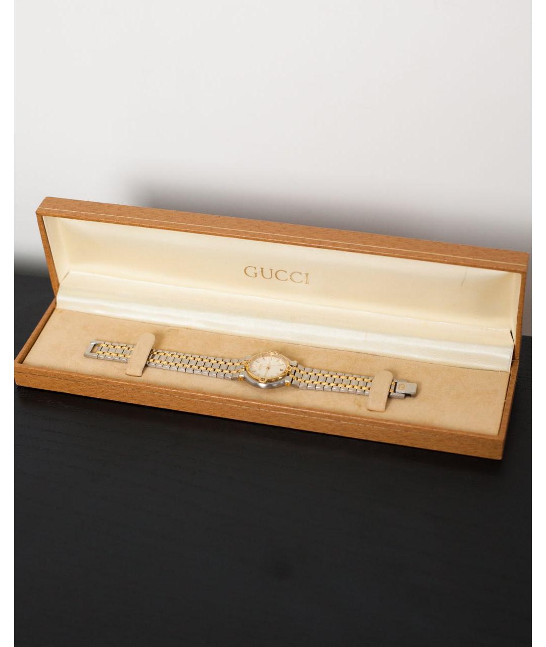 GUCCI Серебряные стальные часы, фото 6