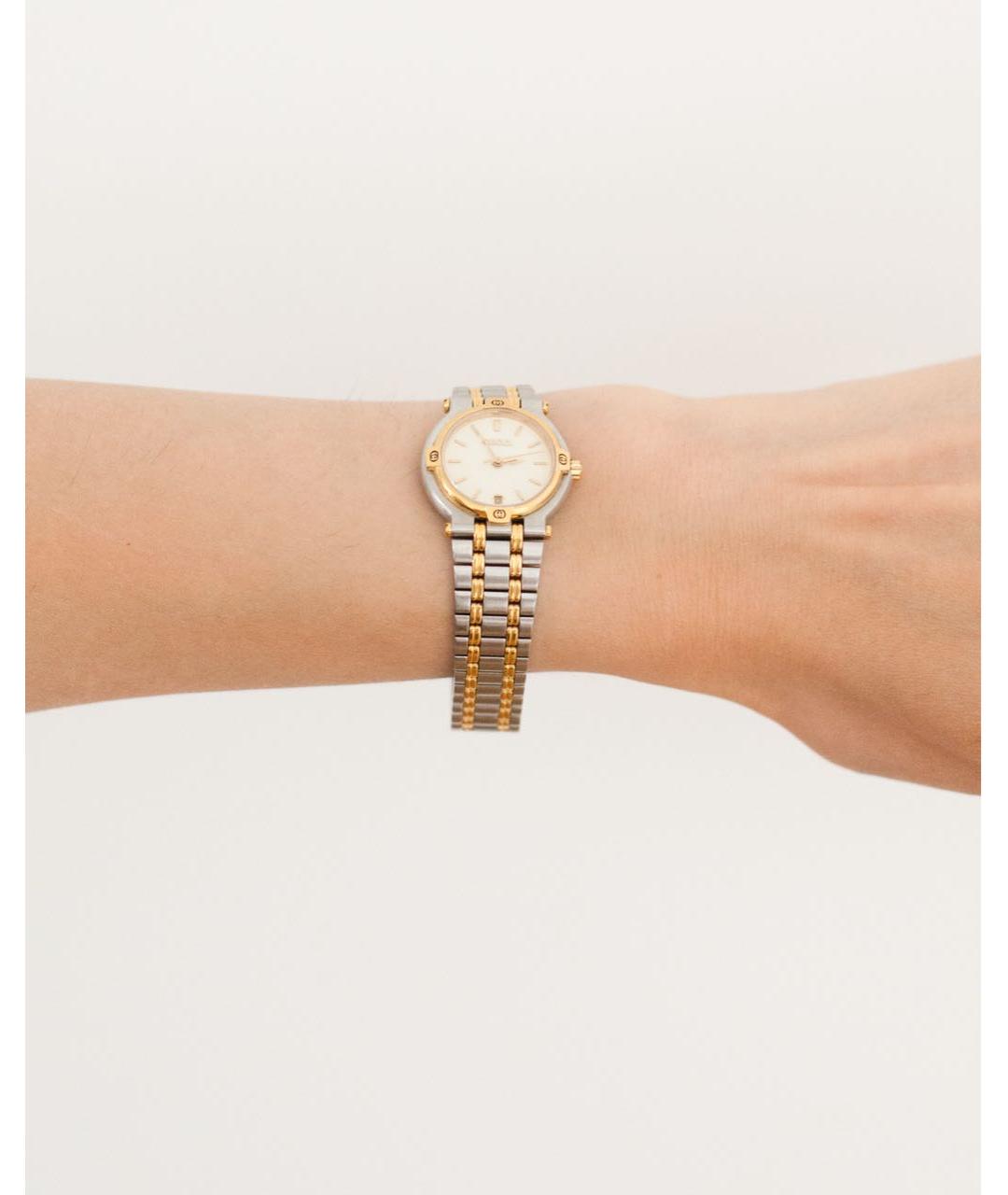 GUCCI Серебряные стальные часы, фото 2