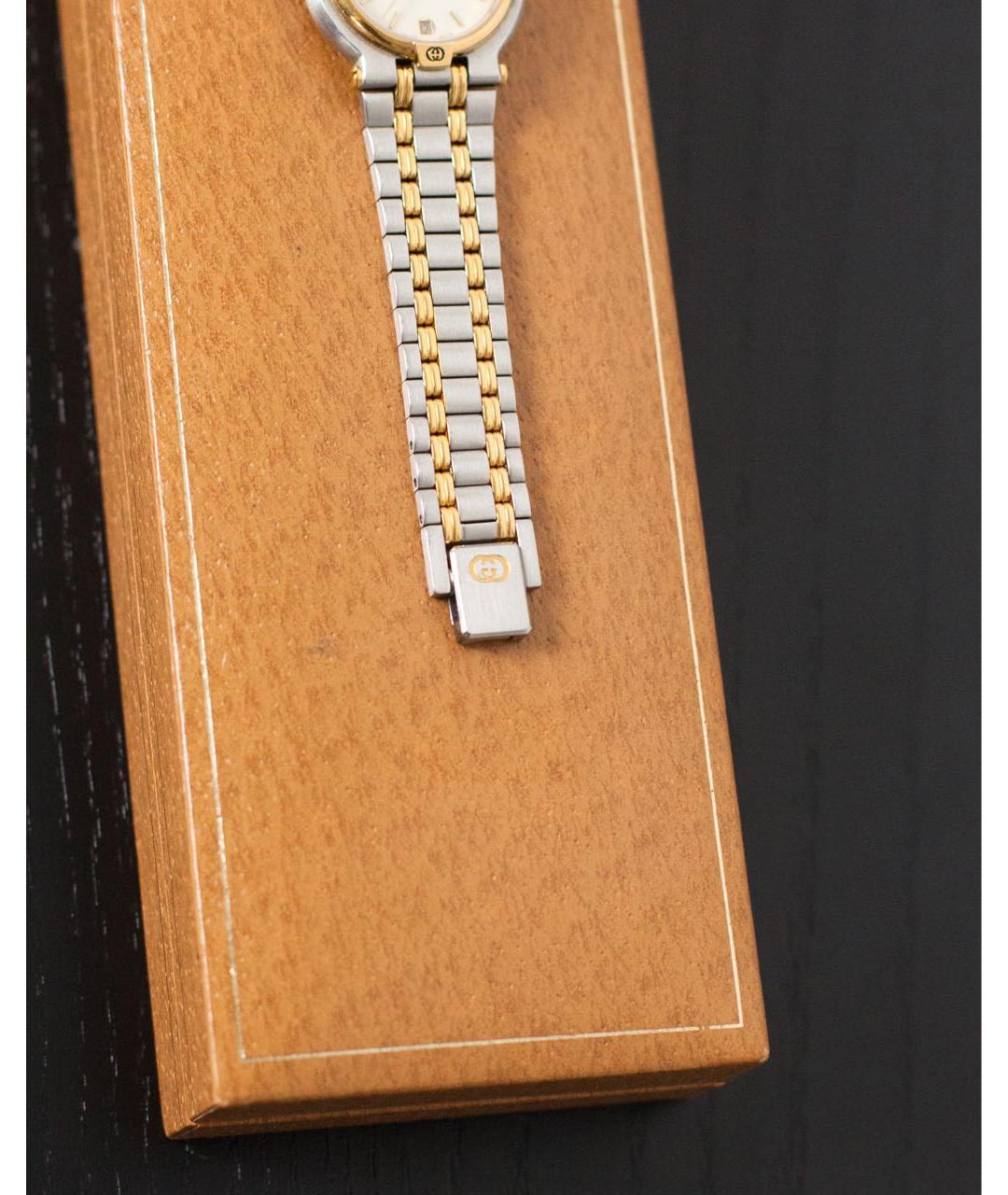 GUCCI Серебряные стальные часы, фото 5