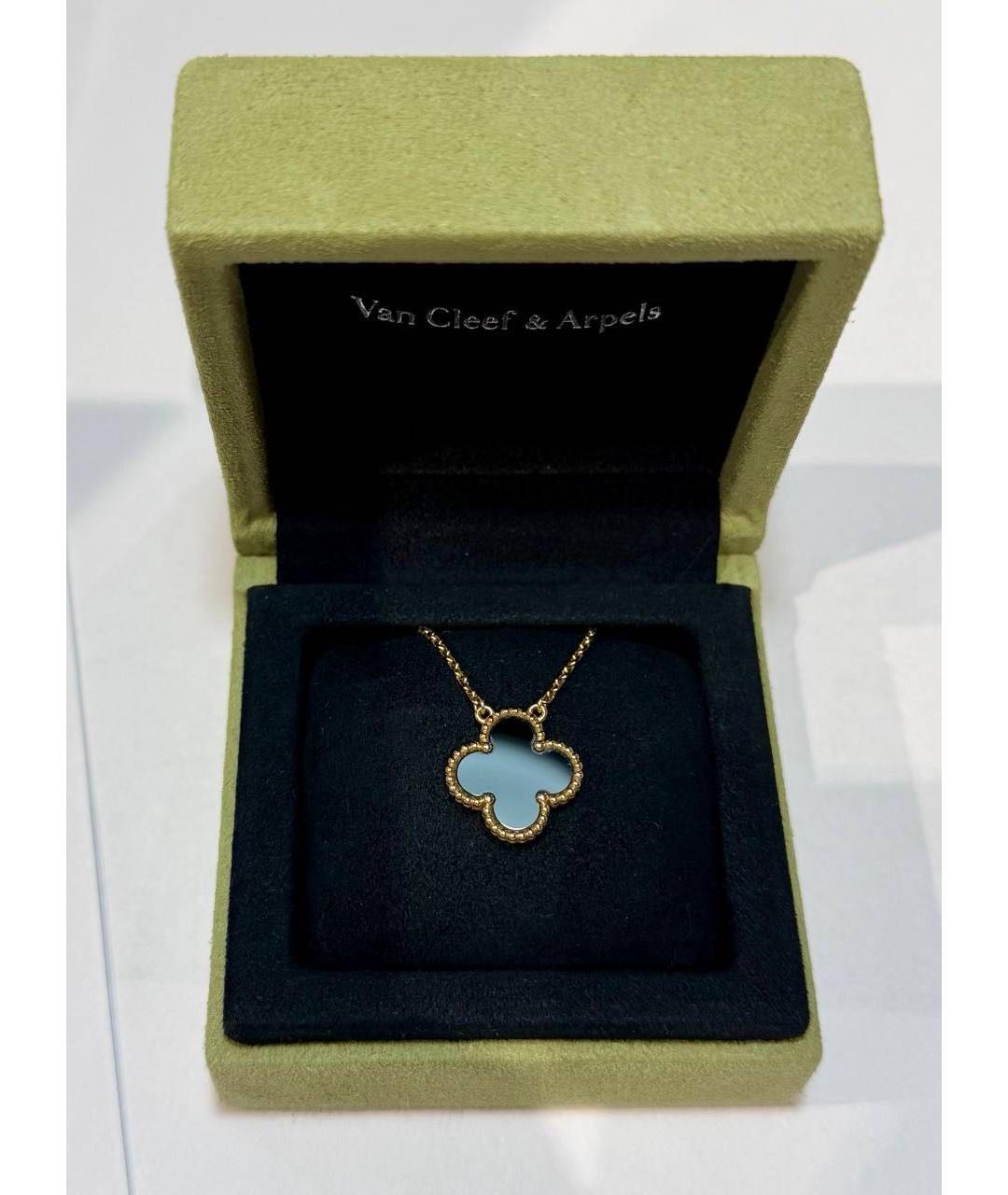 VAN CLEEF & ARPELS Черное колье из желтого золота, фото 2