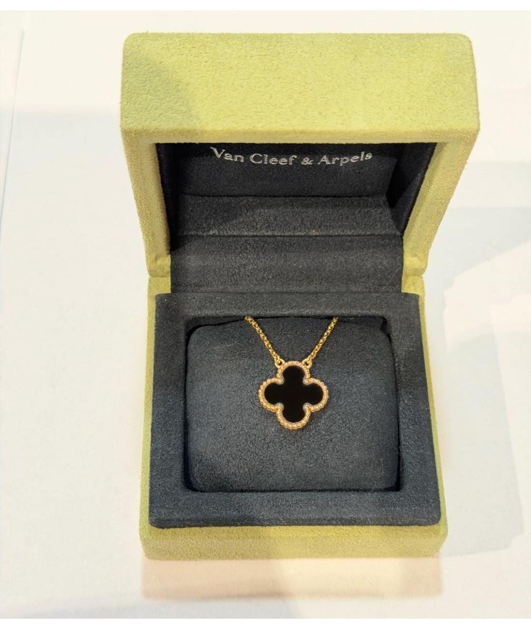 VAN CLEEF & ARPELS Черное колье из желтого золота, фото 3