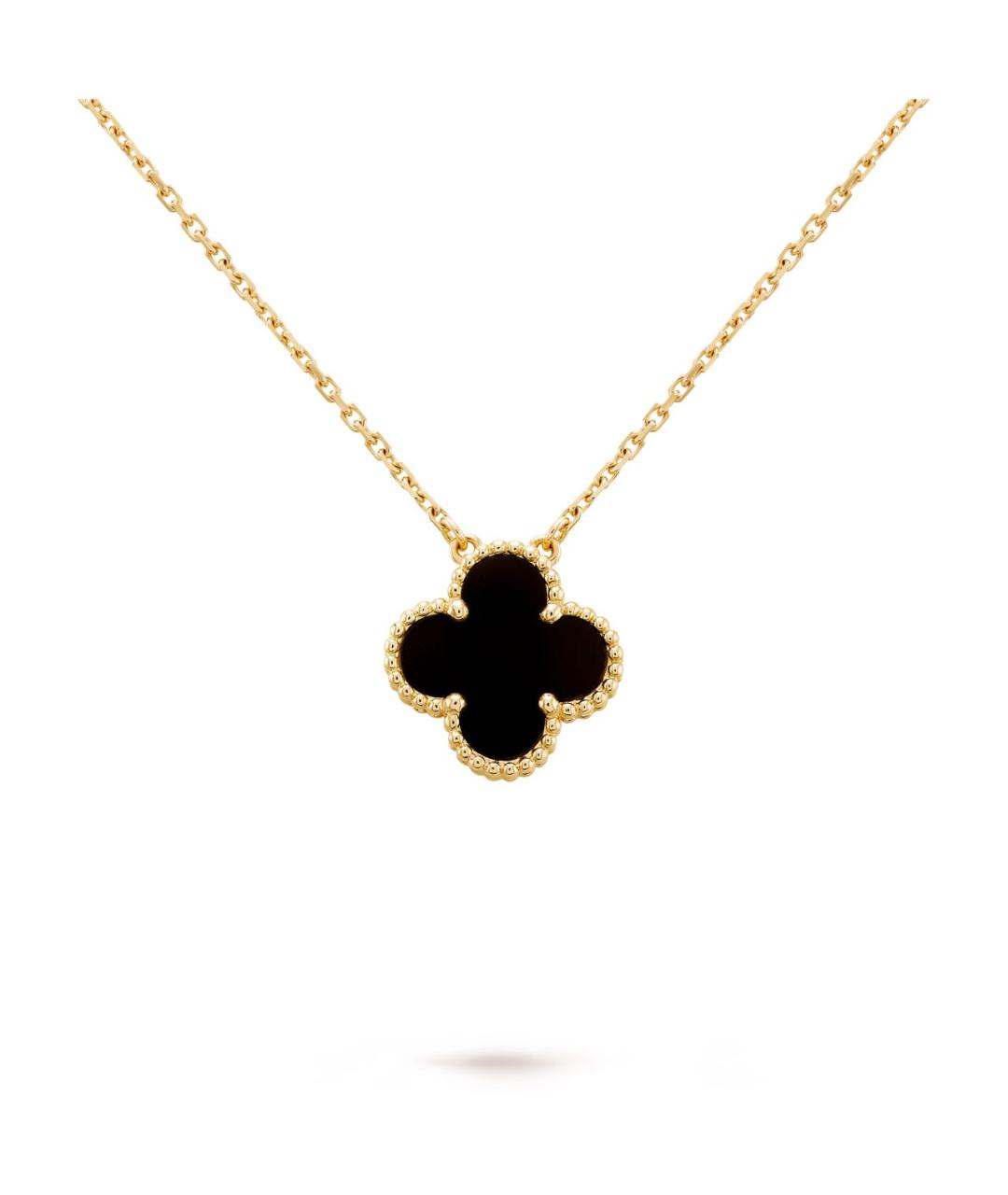 VAN CLEEF & ARPELS Черное колье из желтого золота, фото 6