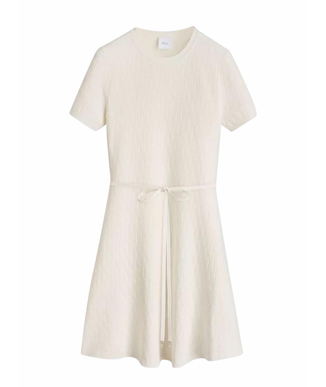 CHRISTIAN DIOR Бежевое коктейльное платье, фото 1