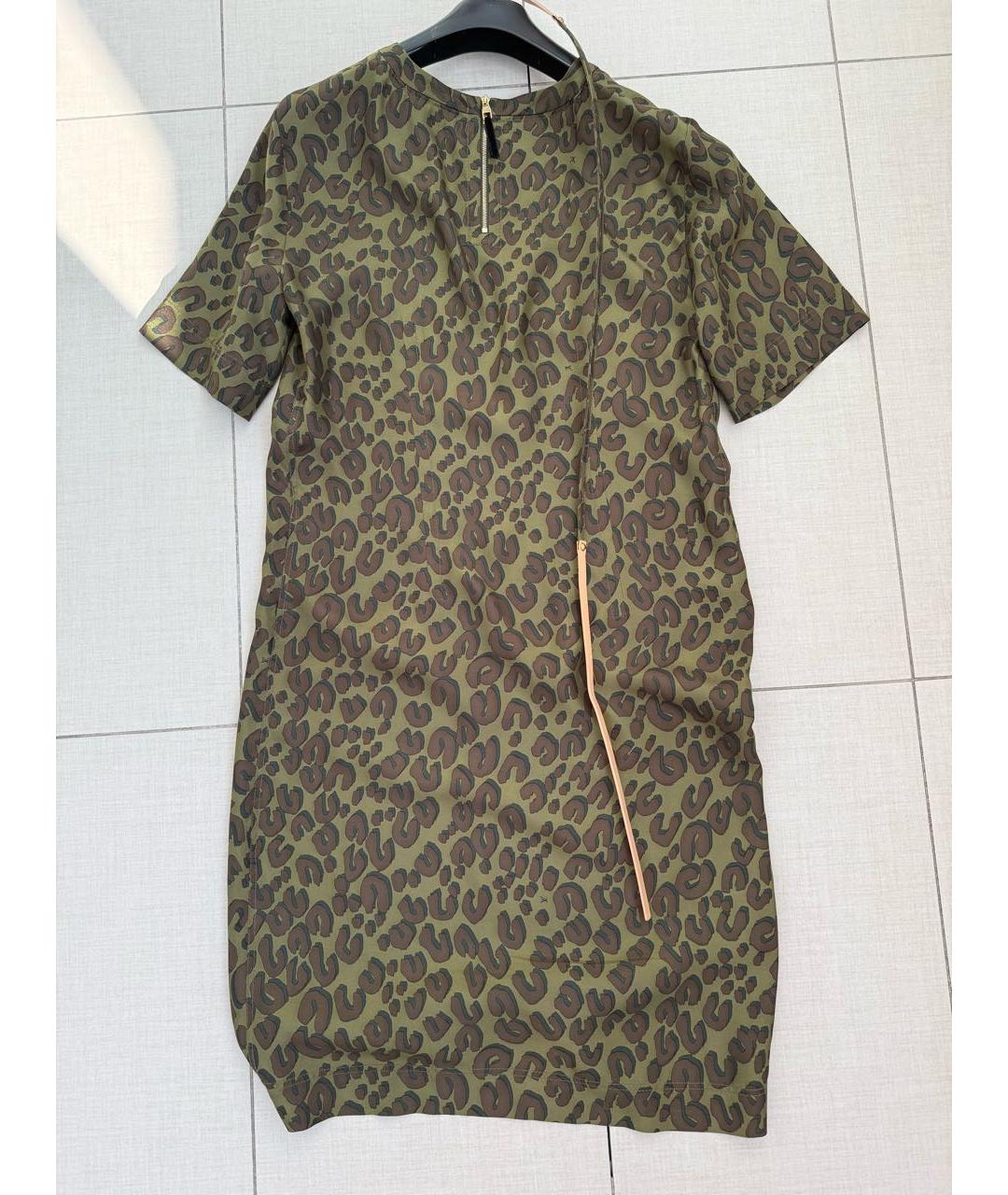 LOUIS VUITTON Золотое повседневное платье, фото 2