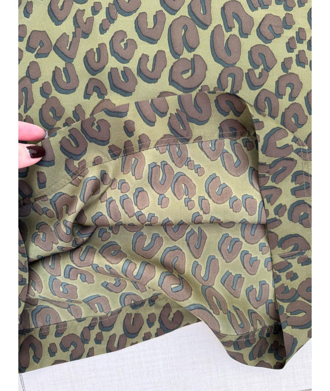 LOUIS VUITTON Золотое повседневное платье, фото 4