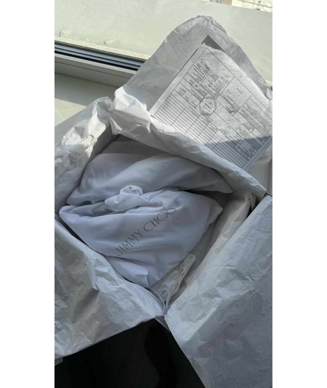 JIMMY CHOO Черные босоножки из лакированной кожи, фото 5