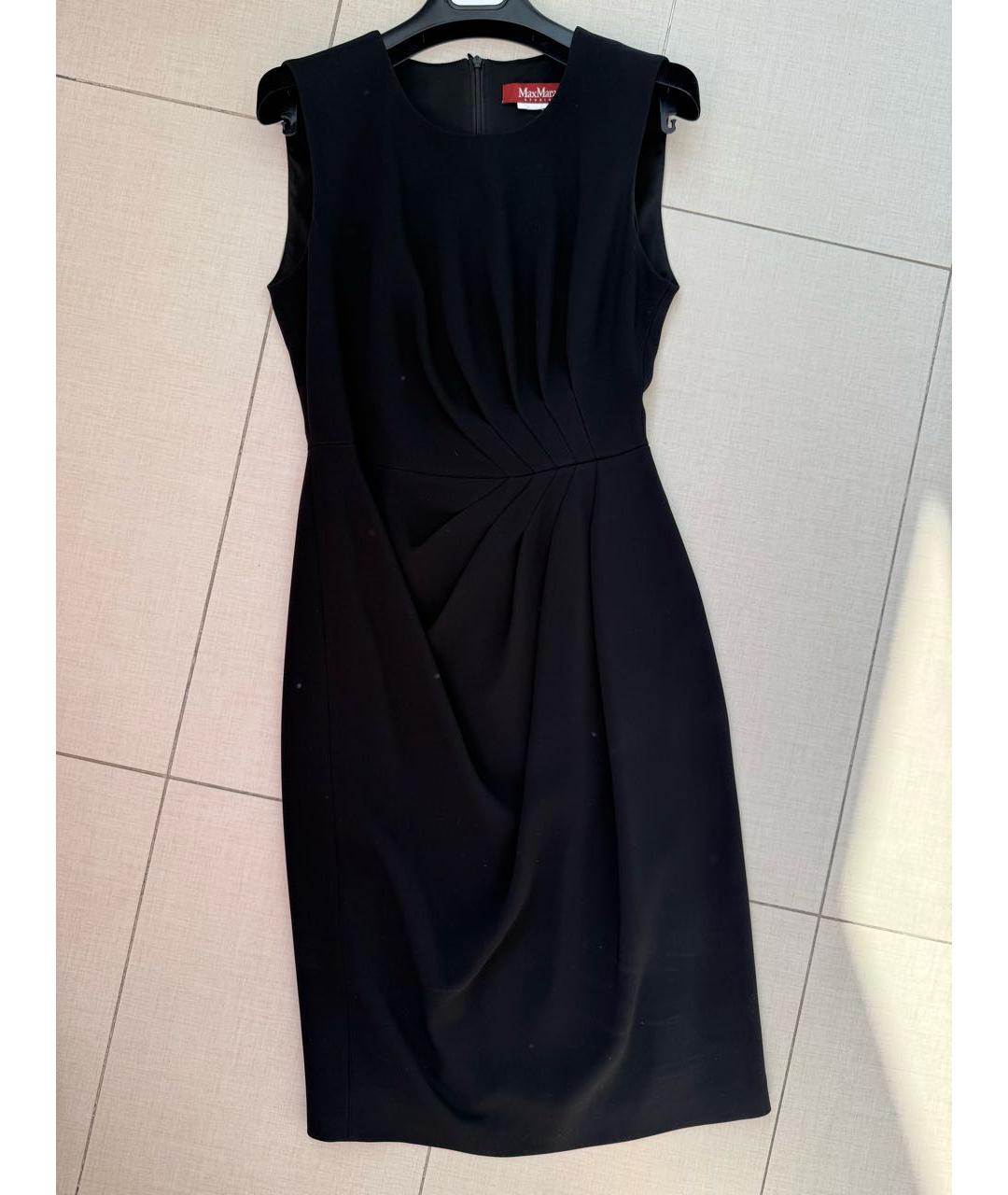 MAX MARA STUDIO Черное повседневное платье, фото 6