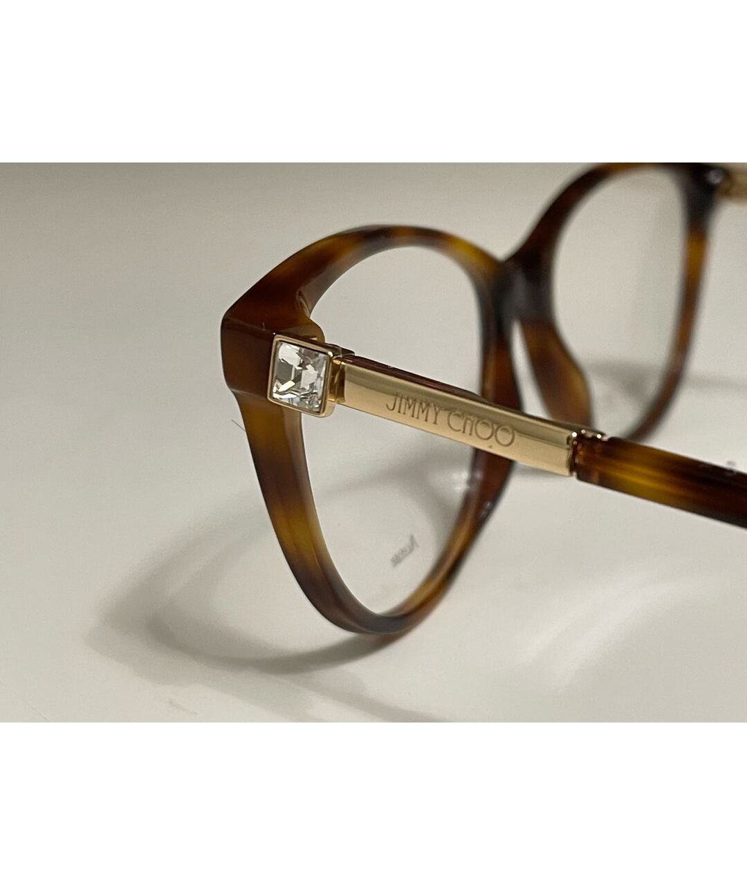 JIMMY CHOO Коричневые пластиковые солнцезащитные очки, фото 3