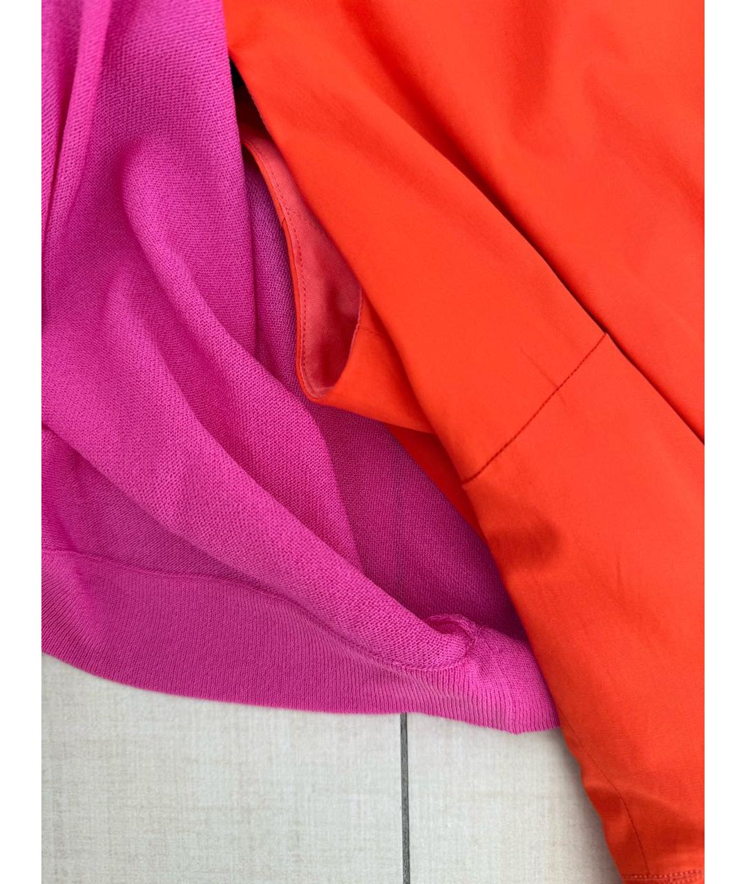 MAX MARA STUDIO Красное хлопковое повседневное платье, фото 4