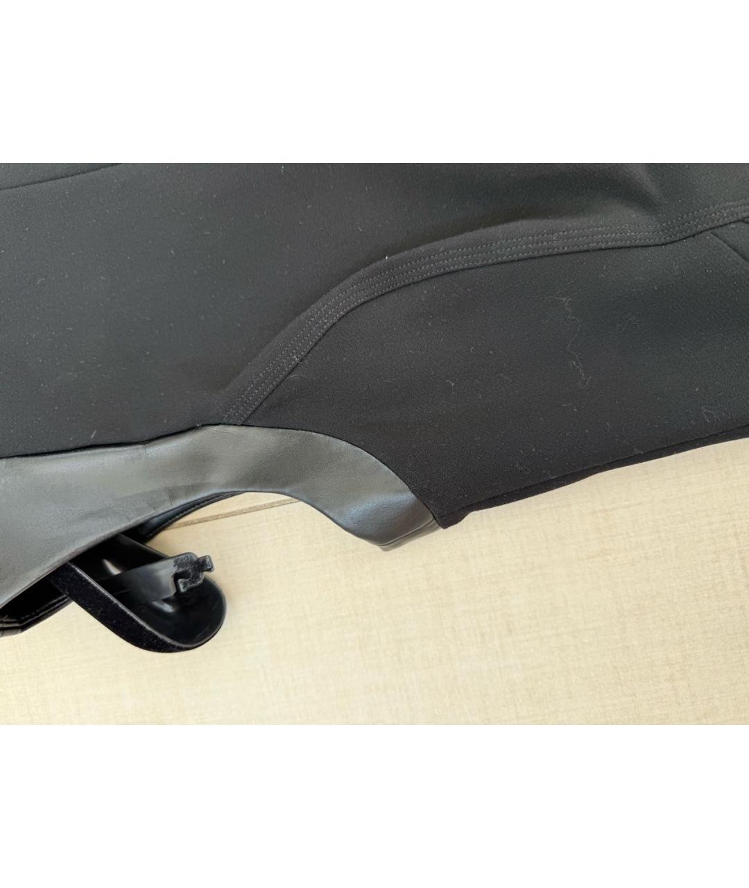 SPORTMAX Черное коктейльное платье, фото 4