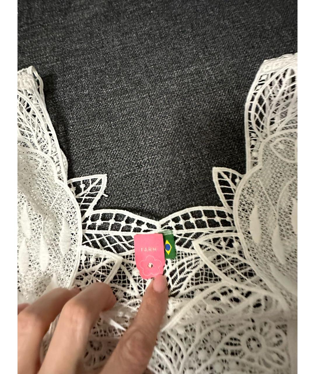 FARM RIO Белая майка, фото 3