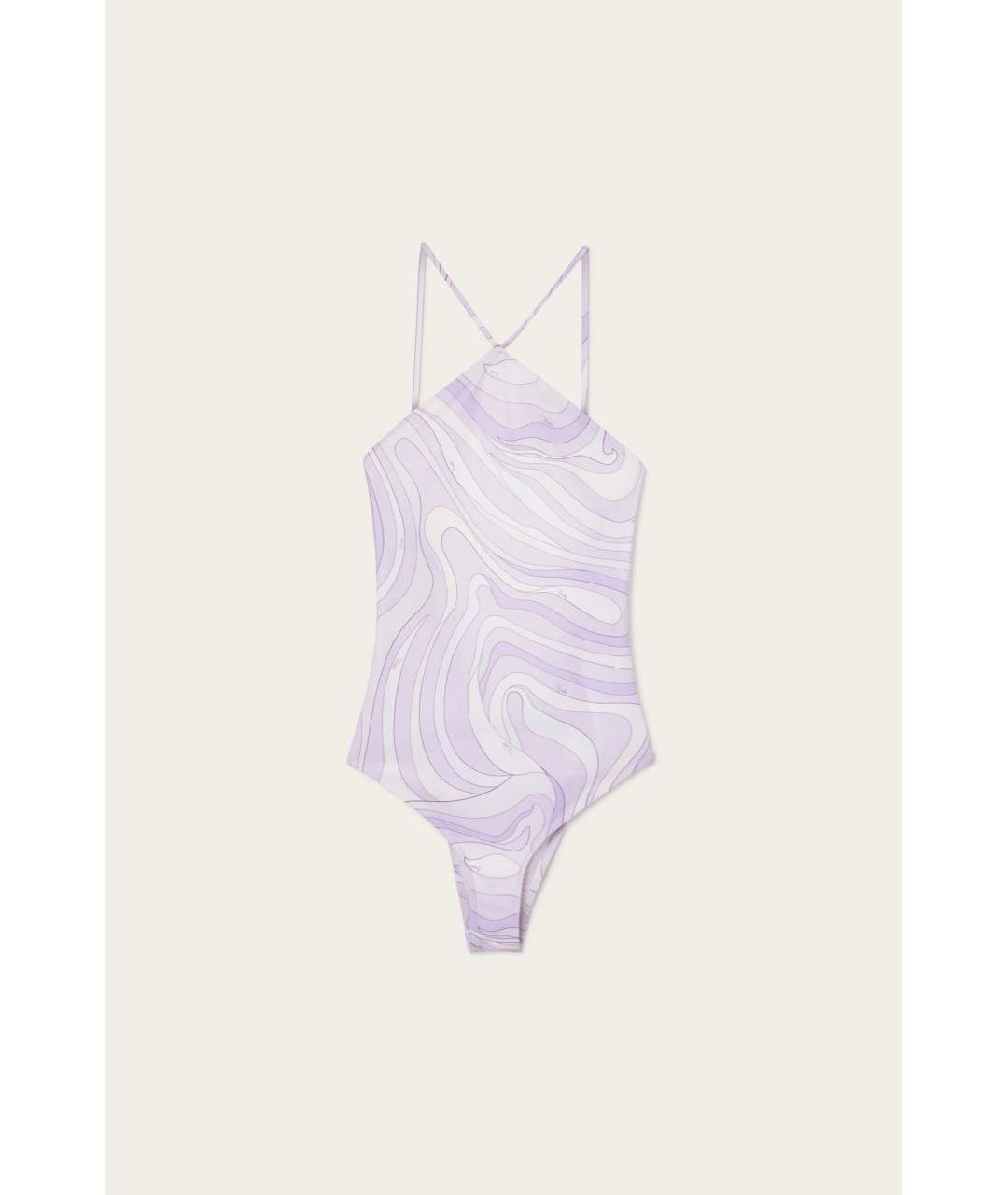 PUCCI Фиолетовый полиамидовый купальник, фото 8
