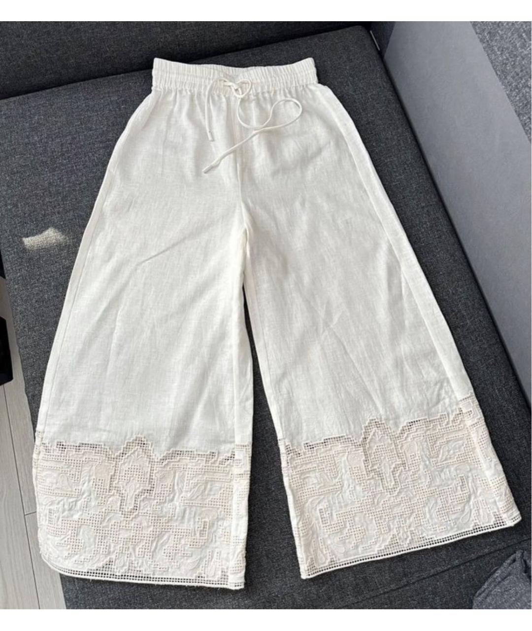 Alemais Белые брюки широкие, фото 5