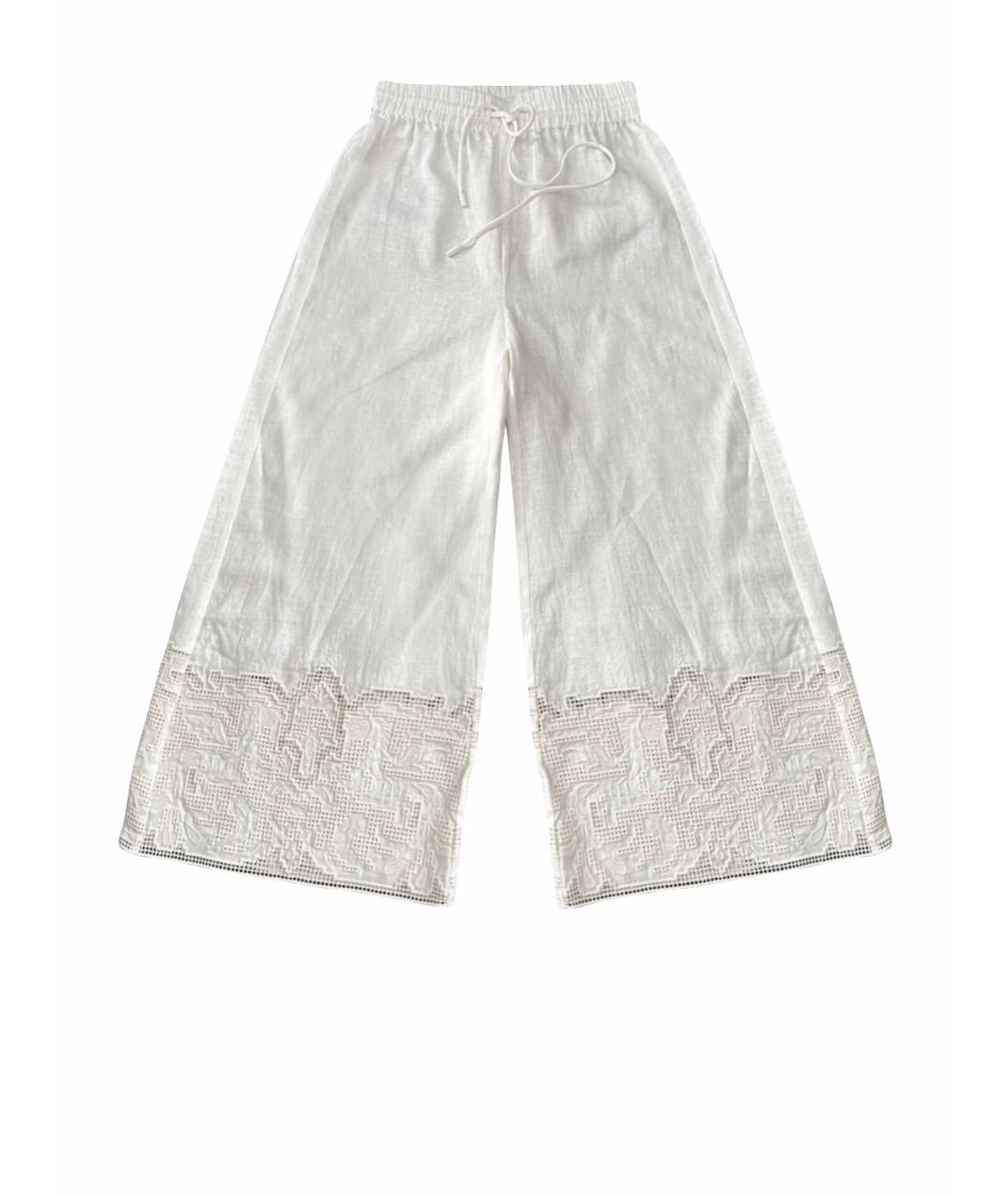 Alemais Белые брюки широкие, фото 1