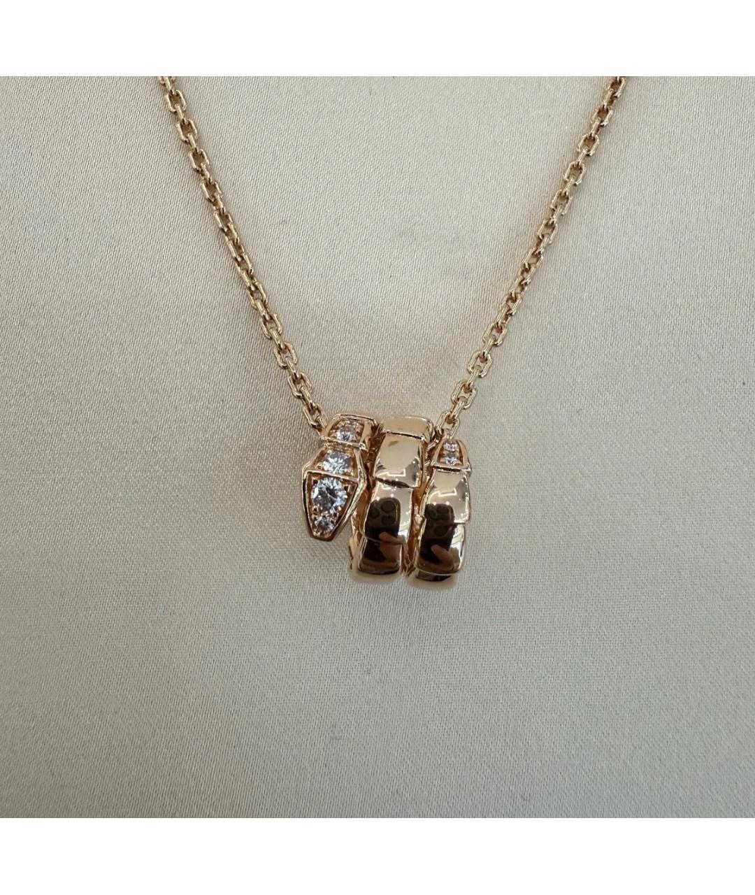 BVLGARI Золотое колье из розового золота, фото 2