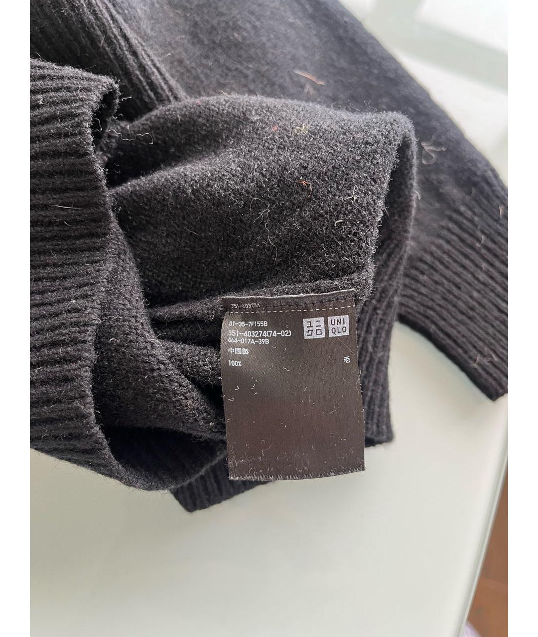 J.W.ANDERSON Черный шерстяной джемпер / свитер, фото 4