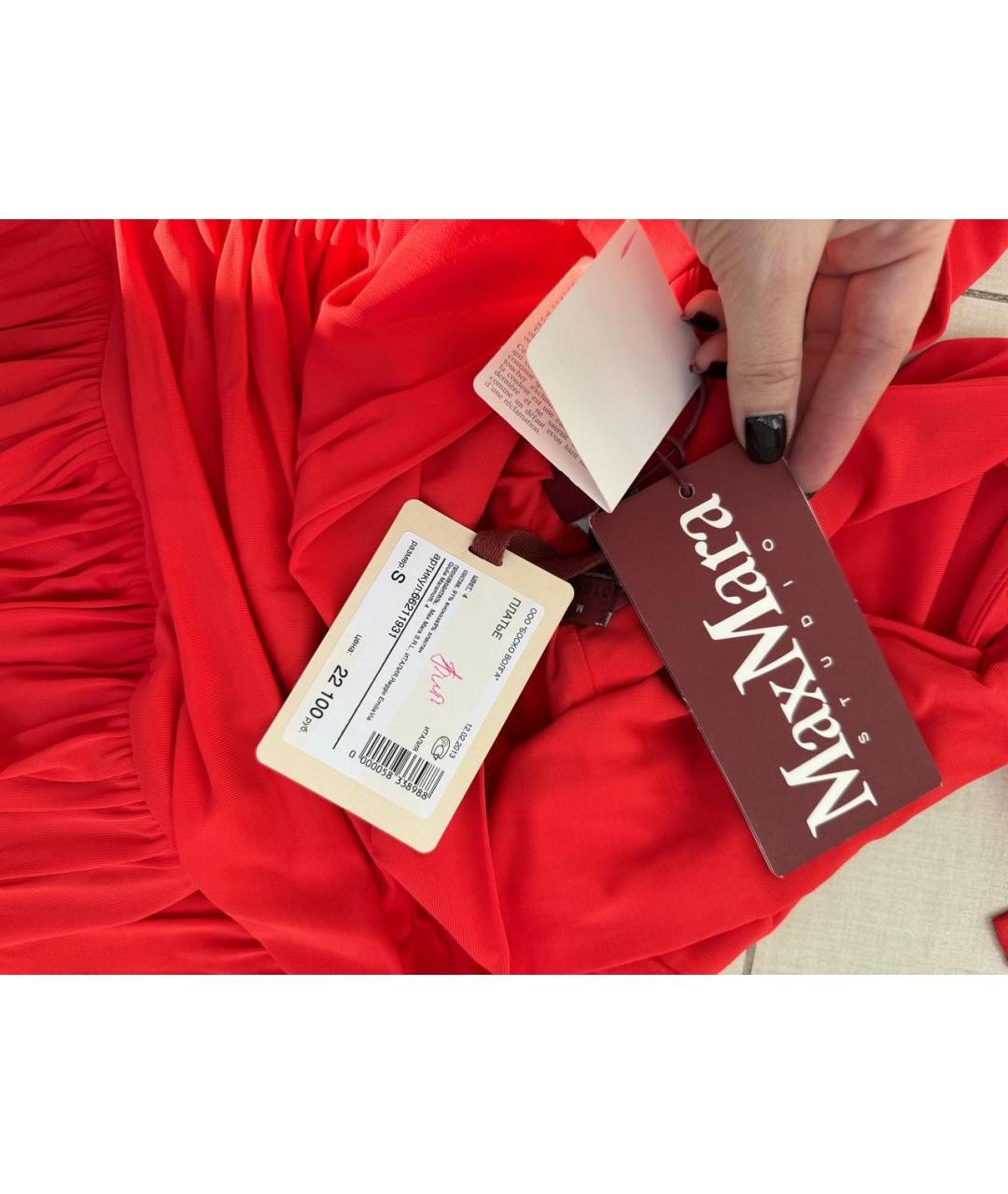 MAX MARA STUDIO Коралловый сарафан, фото 5