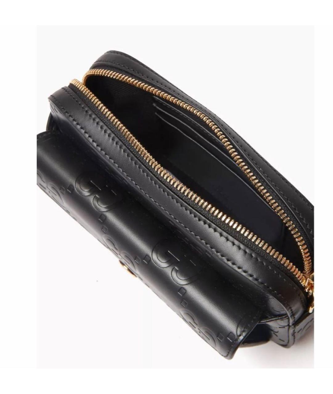 GUCCI Черная кожаная сумка через плечо, фото 4