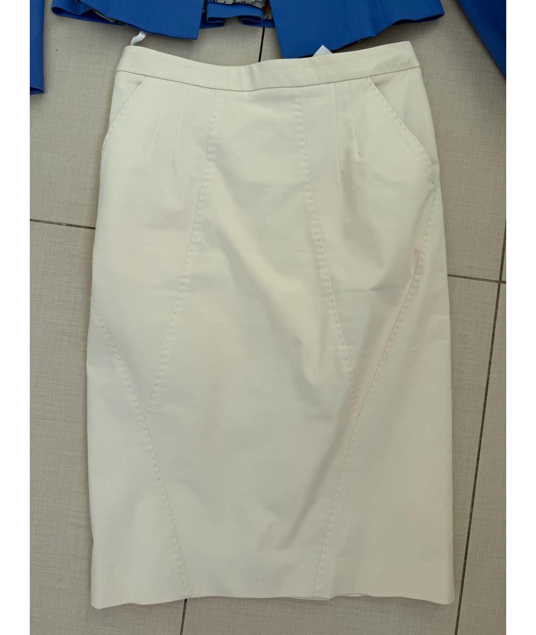 ETRO Голубой хлопковый костюм с юбками, фото 2