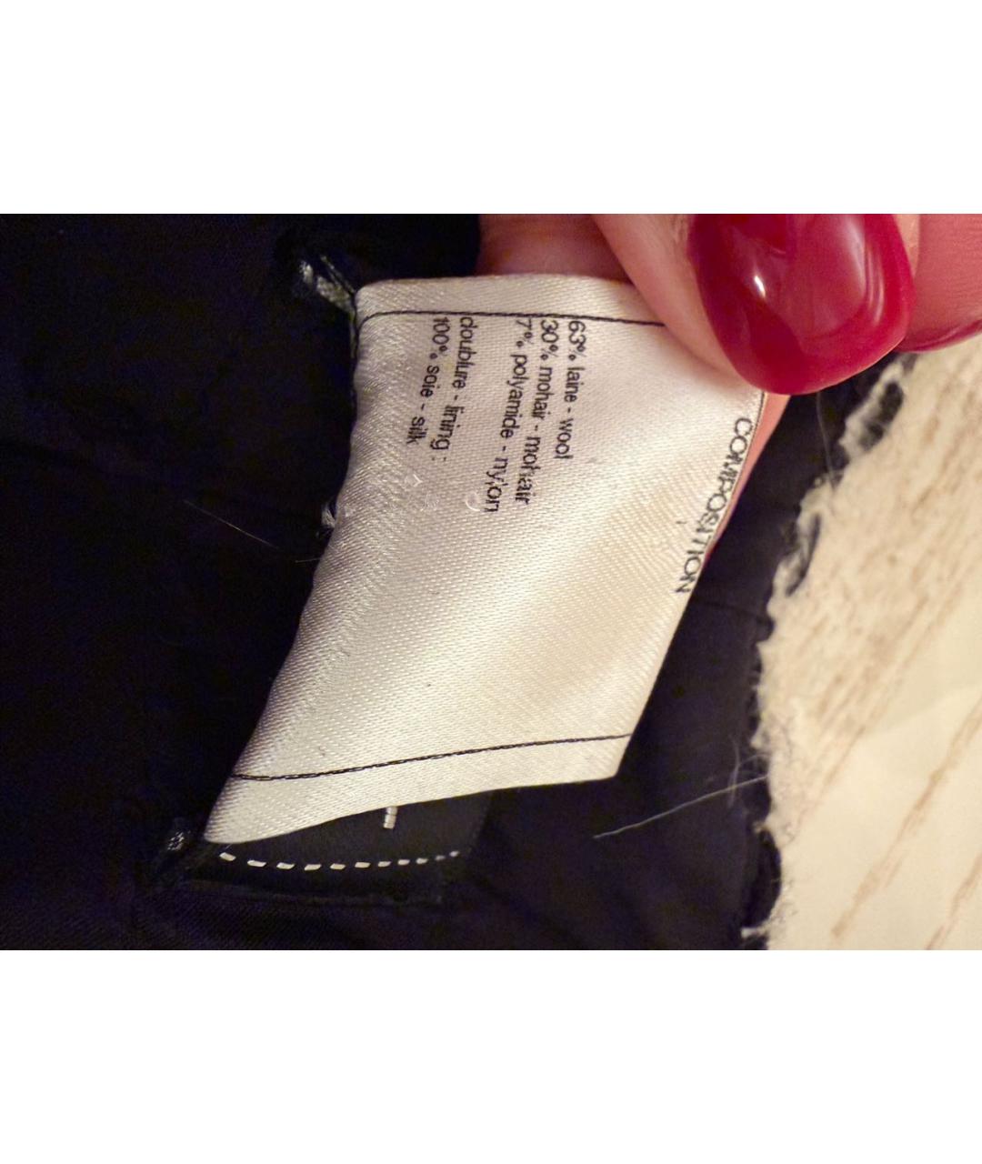 CHANEL Серые шерстяные шорты, фото 4