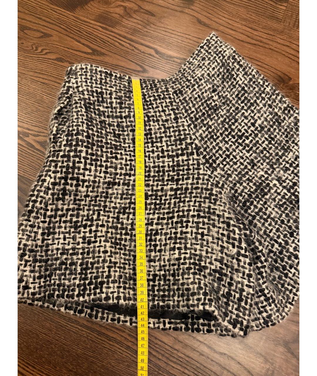 CHANEL Серые шерстяные шорты, фото 7