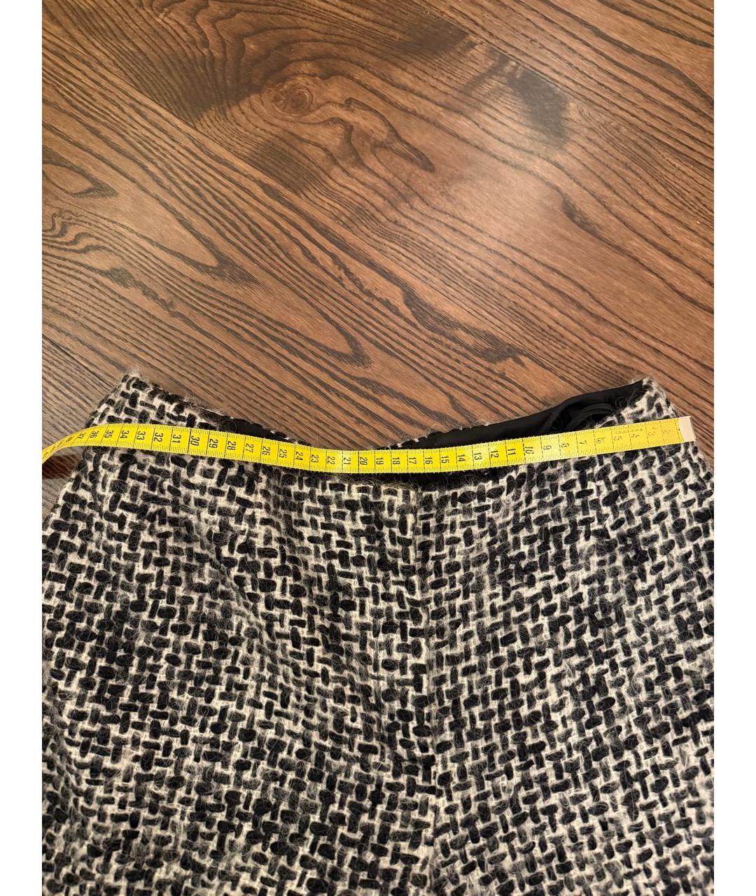 CHANEL Серые шерстяные шорты, фото 5