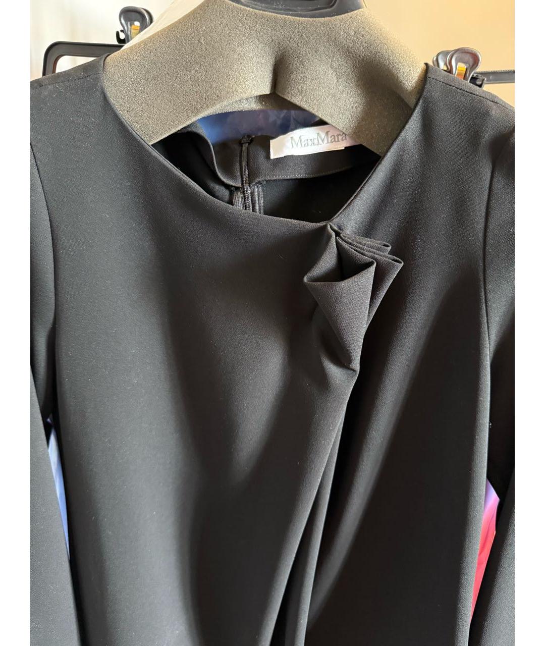 MAX MARA Черное коктейльное платье, фото 3