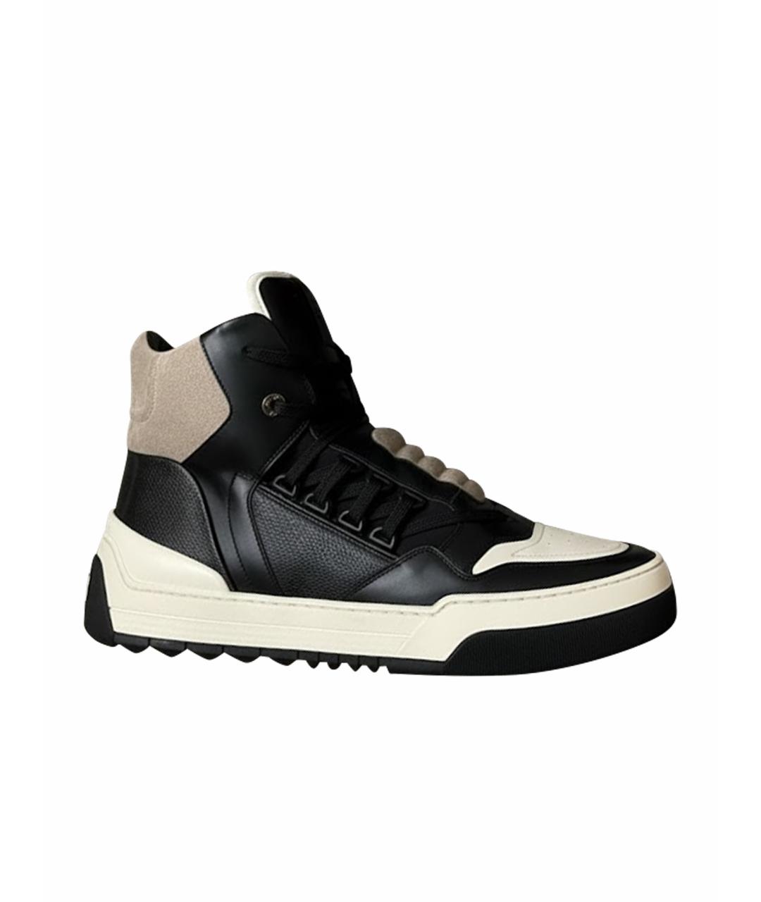 FENDI Черные высокие кроссовки / кеды, фото 1