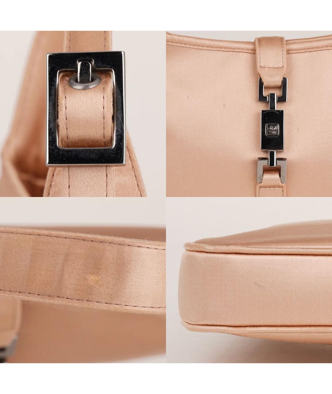 GUCCI Розовая тканевая сумка через плечо, фото 8