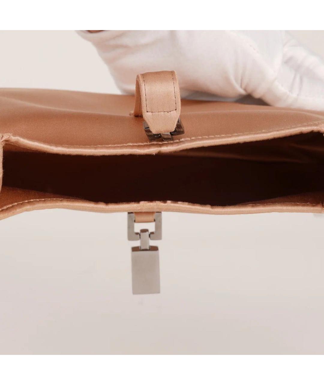 GUCCI Розовая тканевая сумка через плечо, фото 7