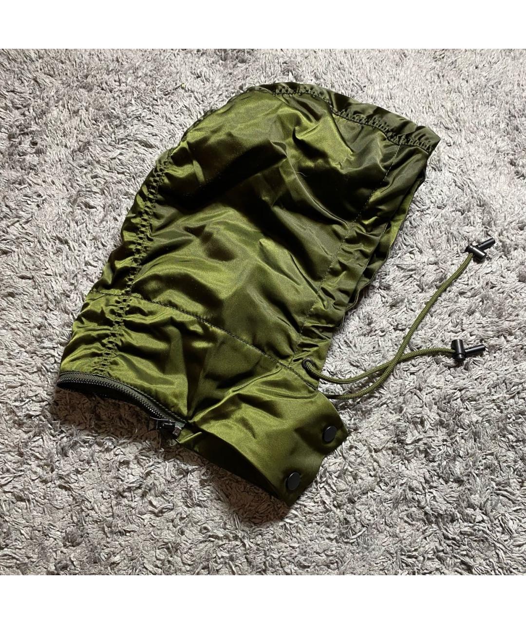 ACNE STUDIOS Зеленая атласная куртка, фото 5