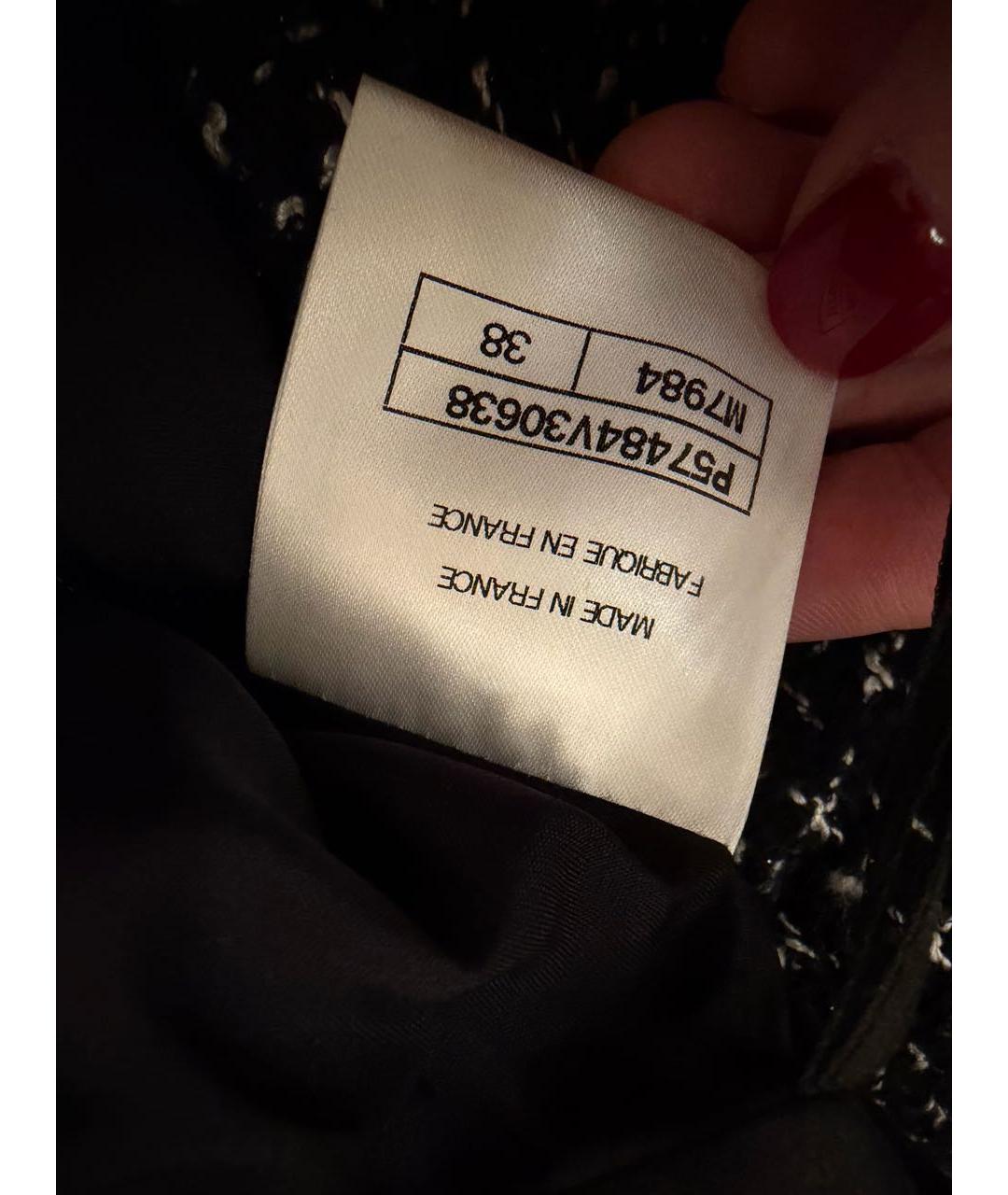 CHANEL Черные шерстяные шорты, фото 3