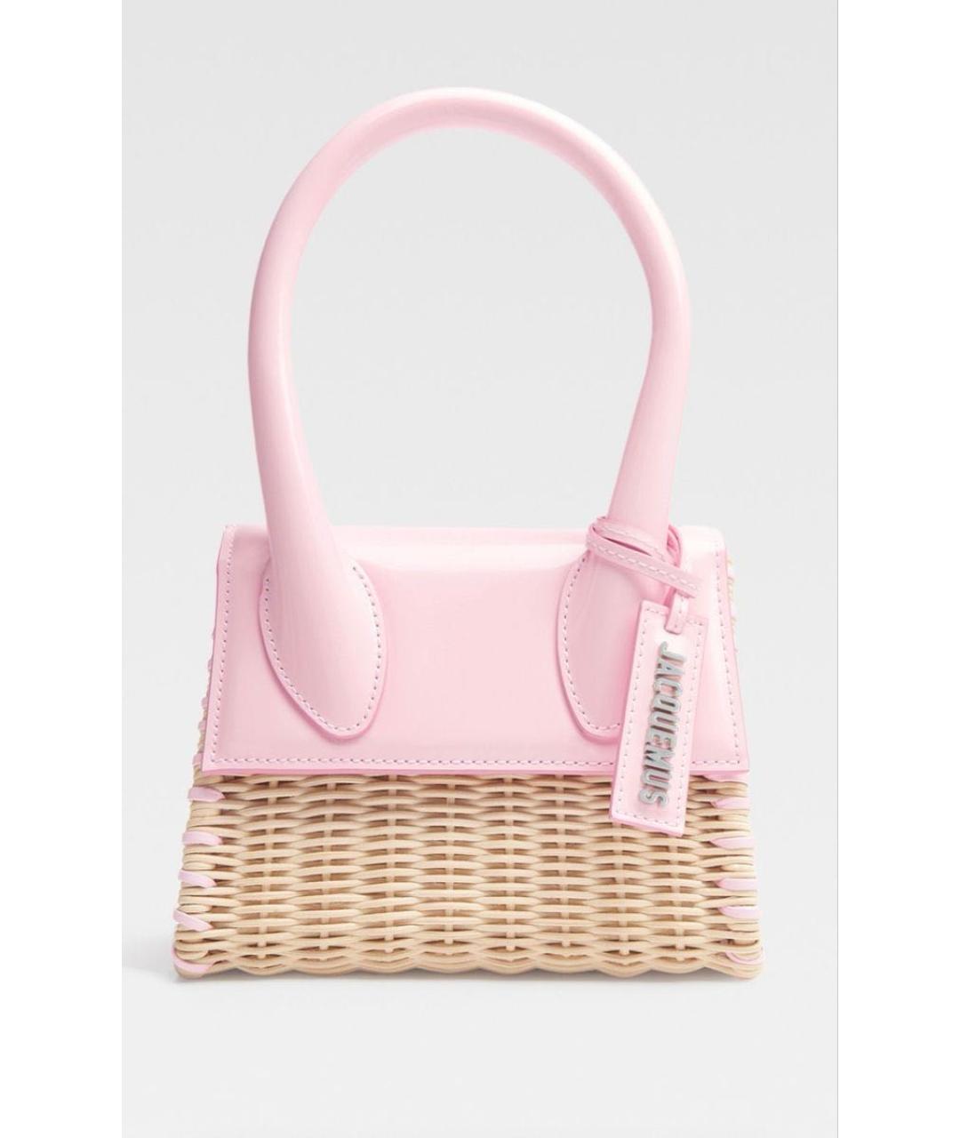 JACQUEMUS Розовая сумка через плечо, фото 2