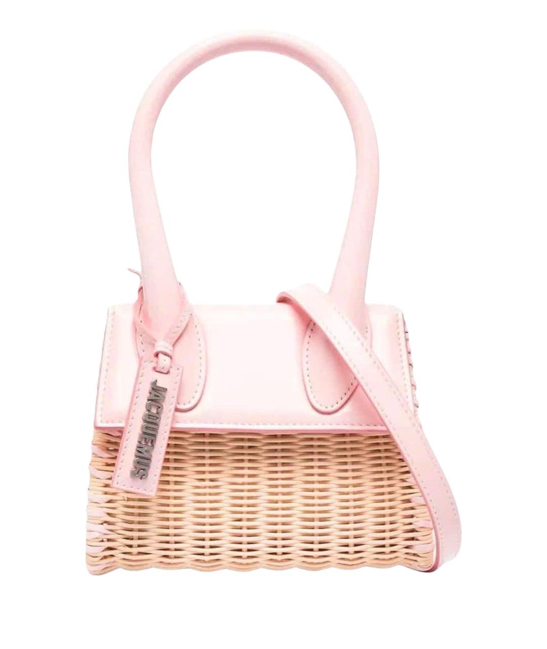 JACQUEMUS Розовая сумка через плечо, фото 1