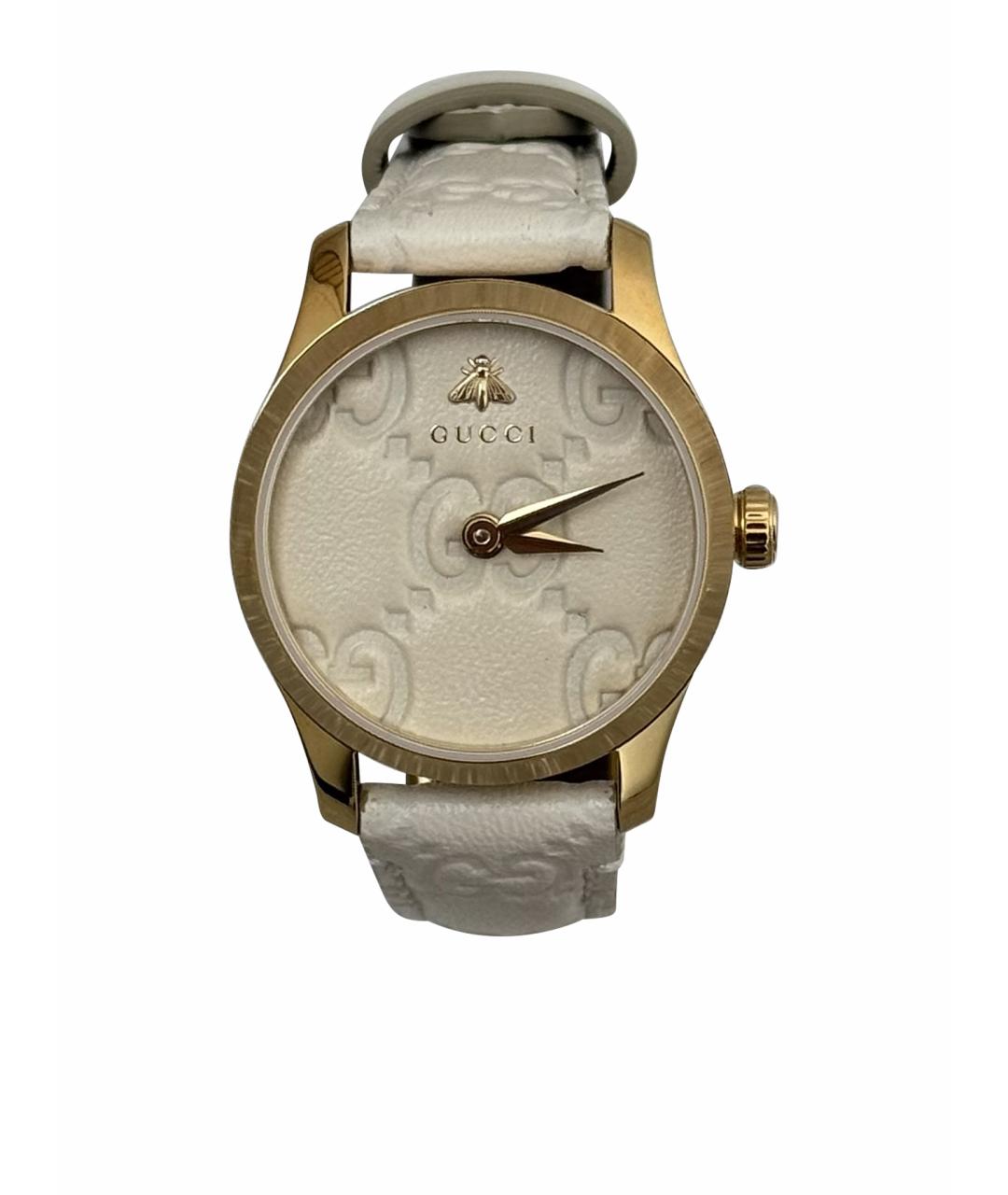 GUCCI Золотые стальные часы, фото 1