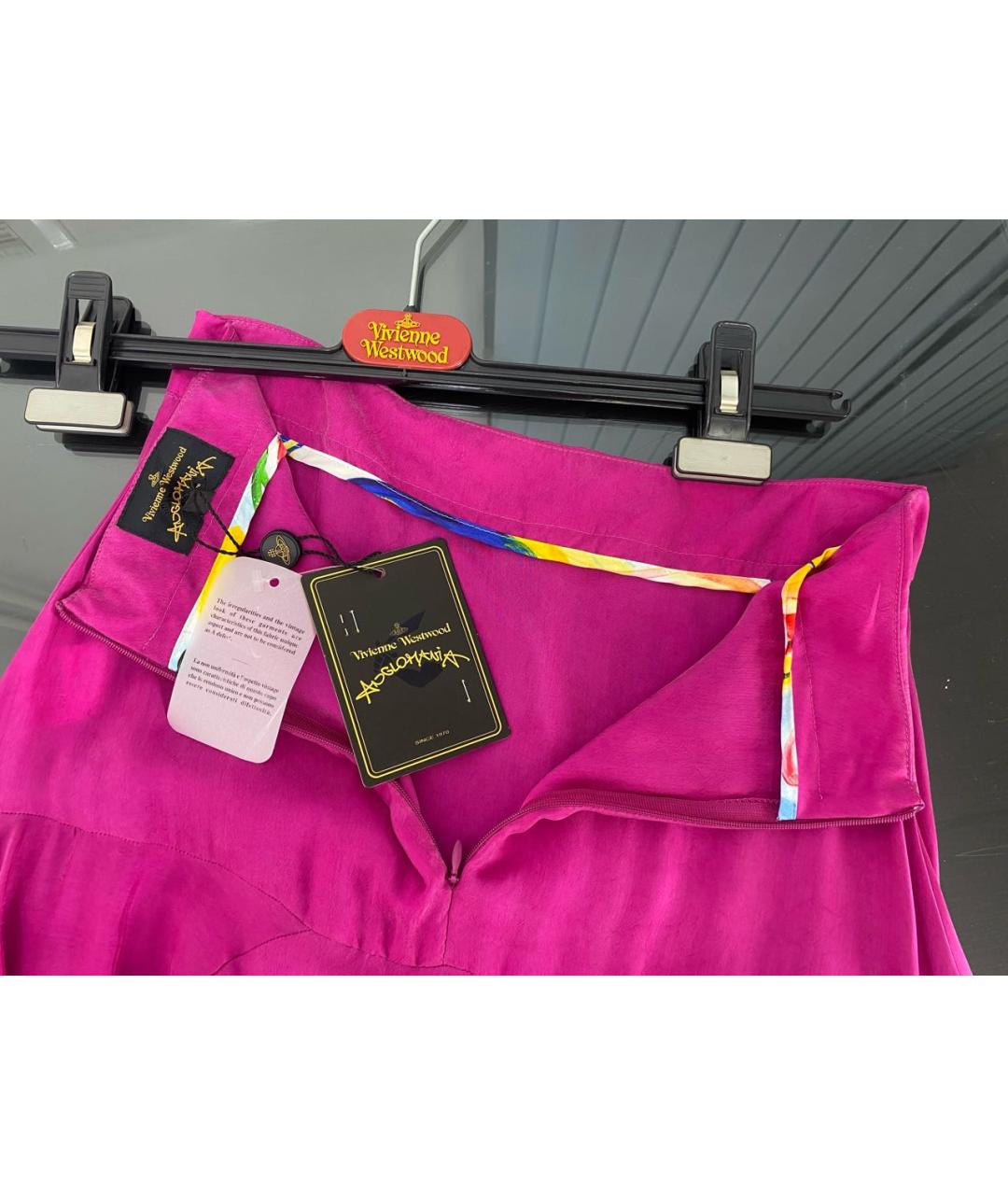 VIVIENNE WESTWOOD Фуксия юбка макси, фото 3