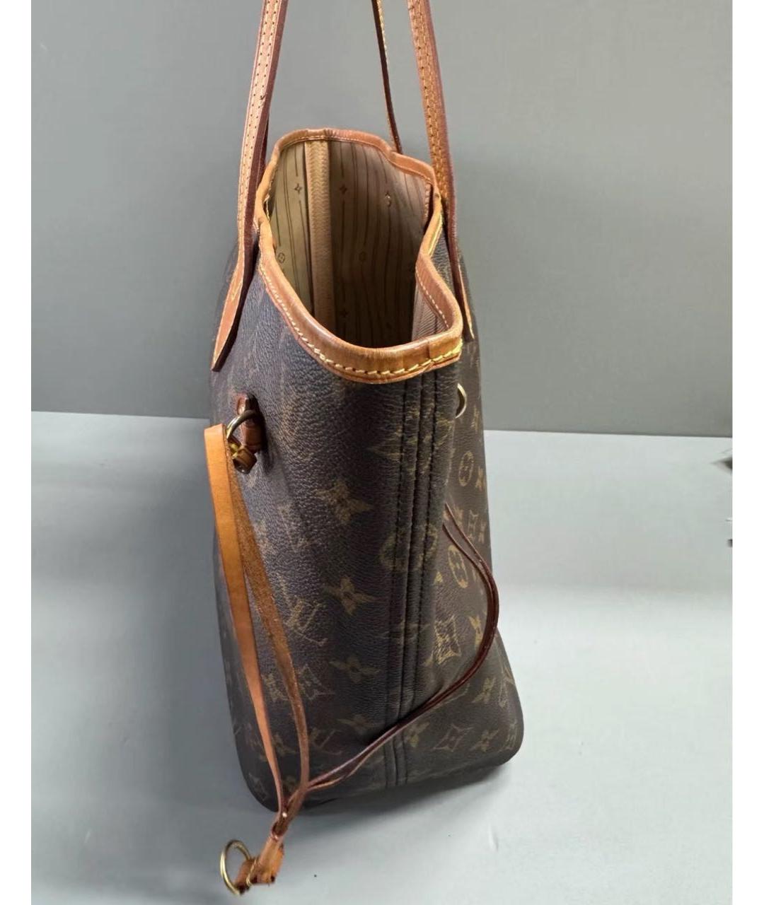 LOUIS VUITTON Коричневая сумка тоут, фото 5