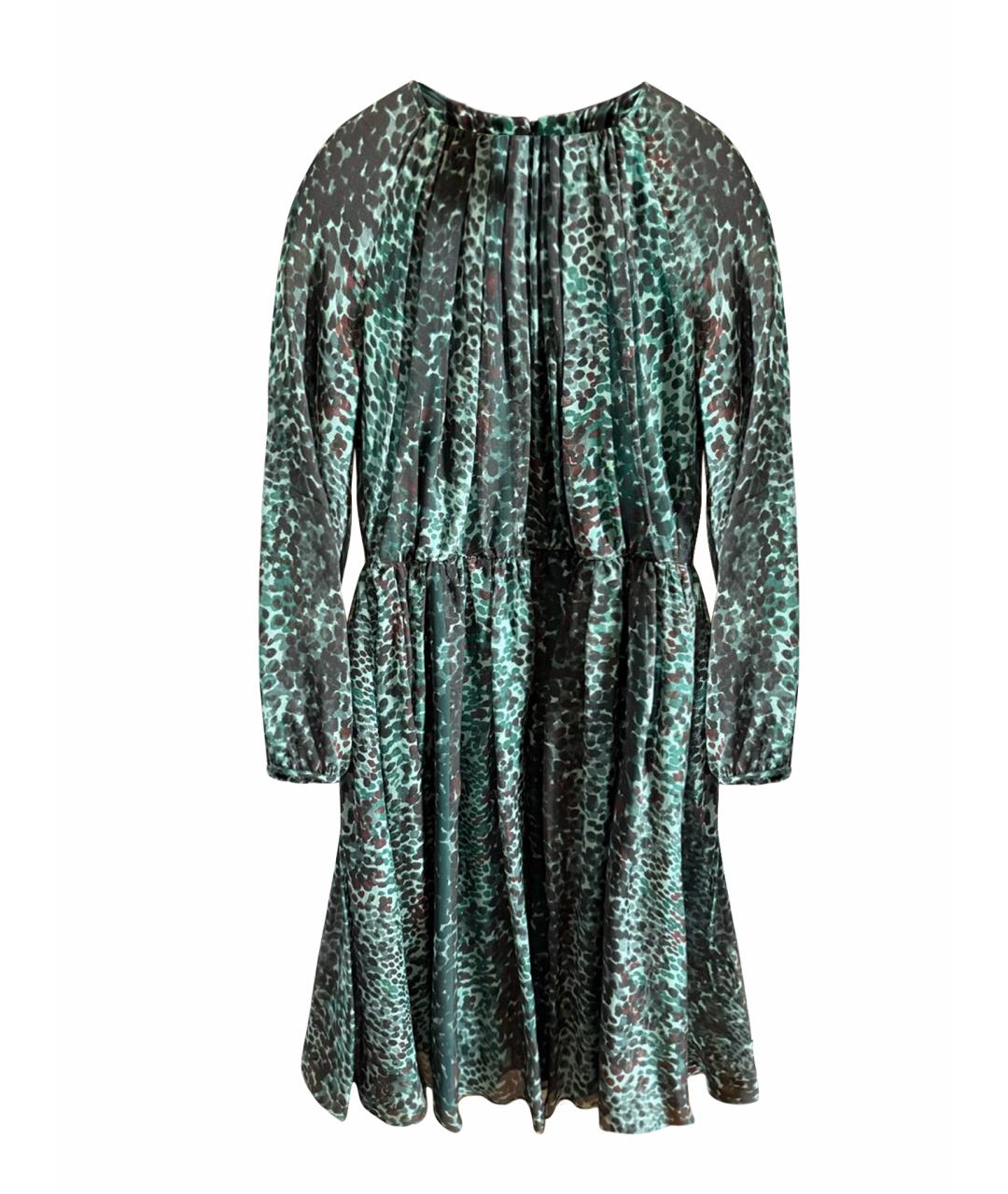 MAX MARA Зеленые повседневное платье, фото 1