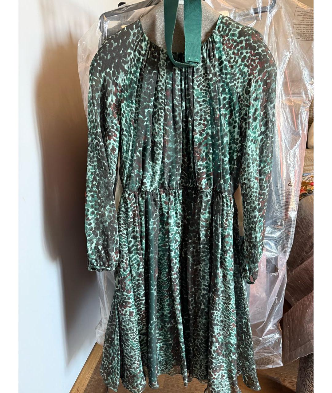 MAX MARA Зеленые повседневное платье, фото 5