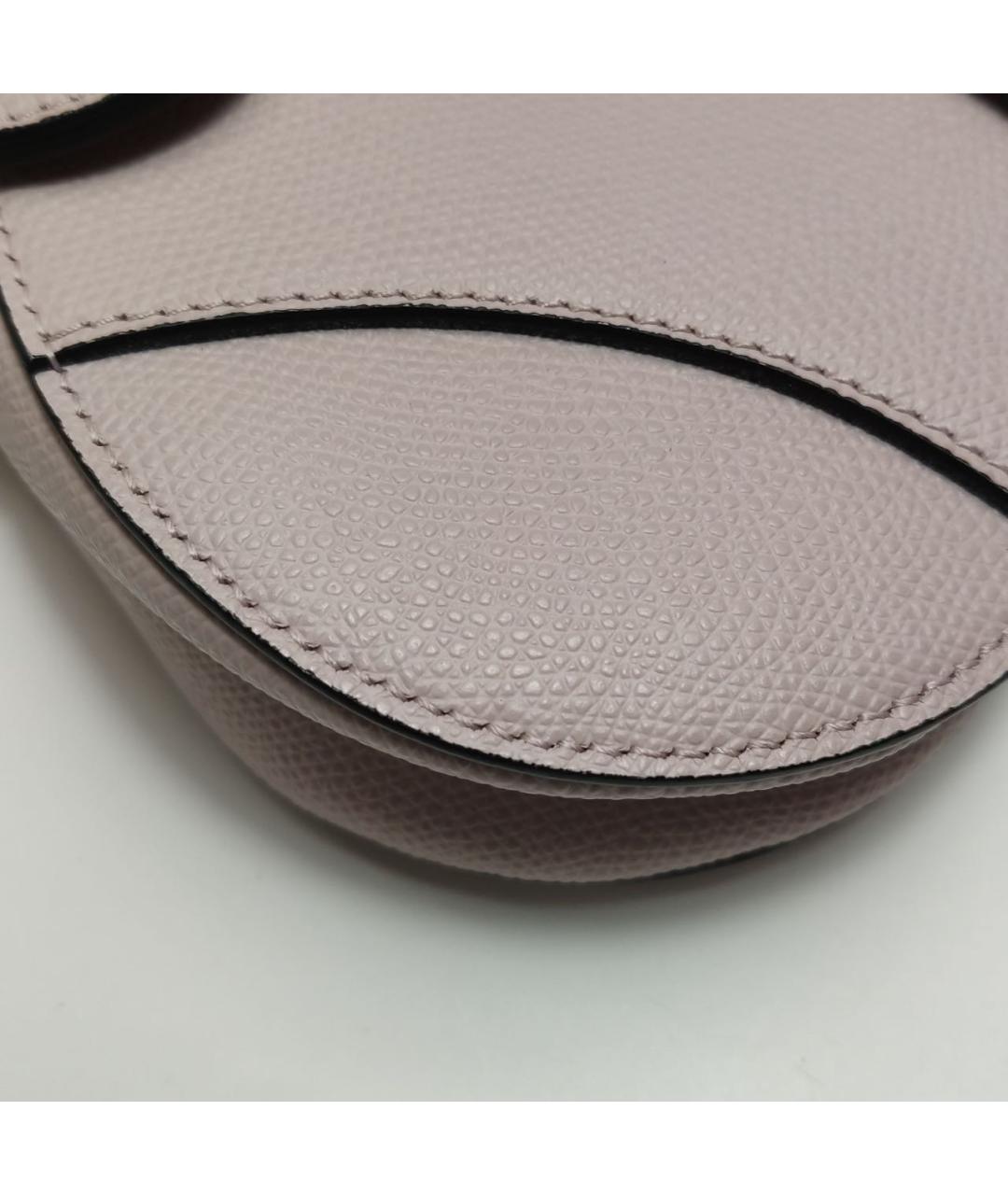 CHRISTIAN DIOR Розовая кожаная сумка с короткими ручками, фото 8