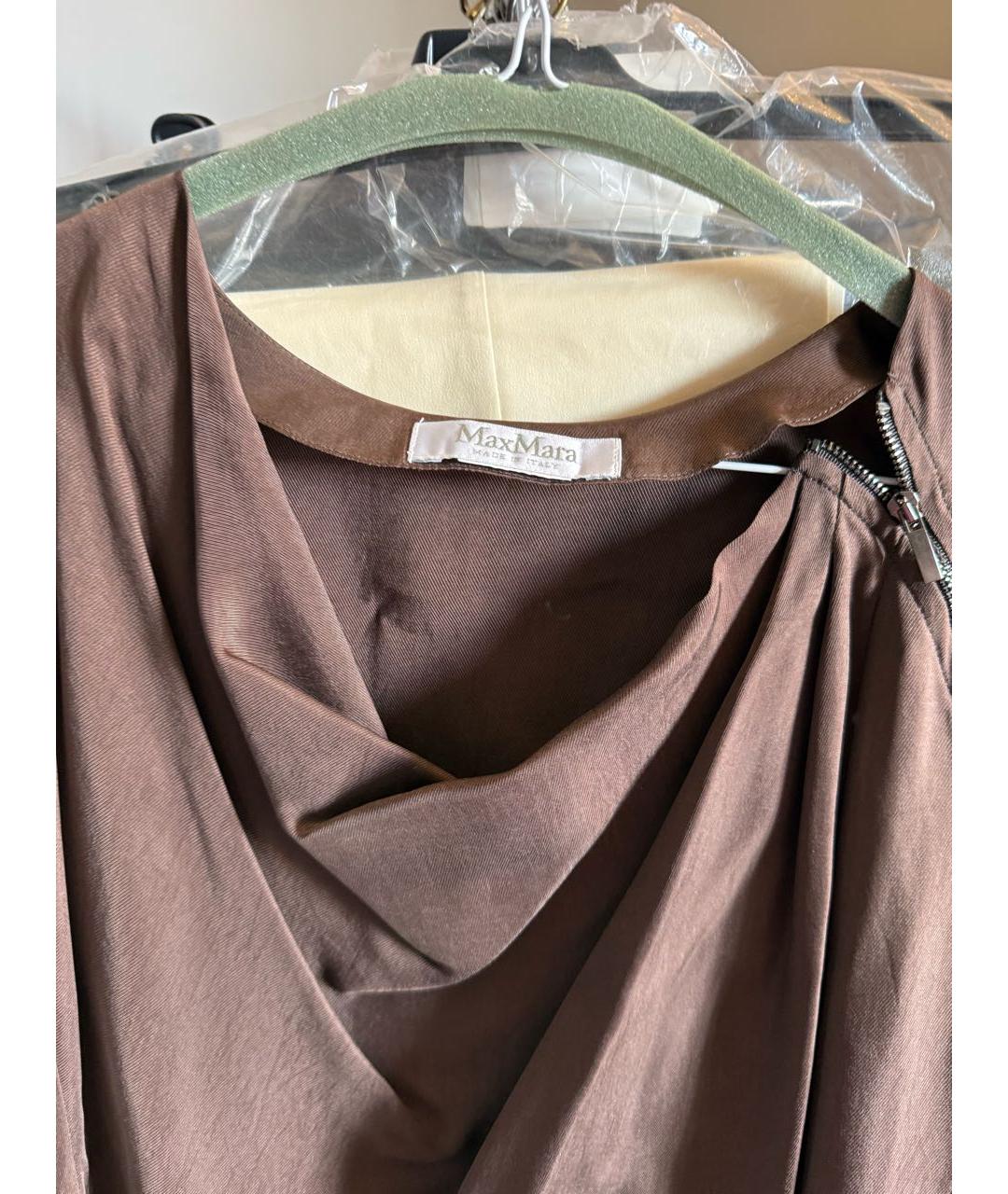 MAX MARA Коричневое повседневное платье, фото 3