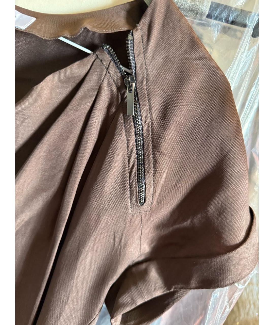 MAX MARA Коричневое повседневное платье, фото 4